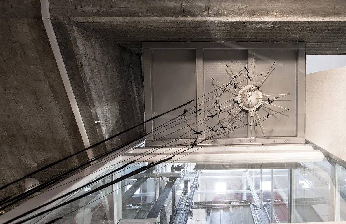 Descending an elevator — 12