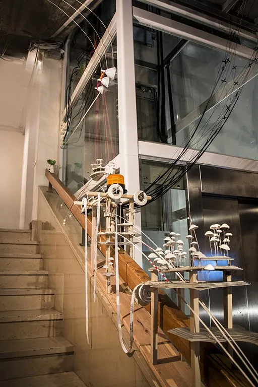 Descending an elevator — 16