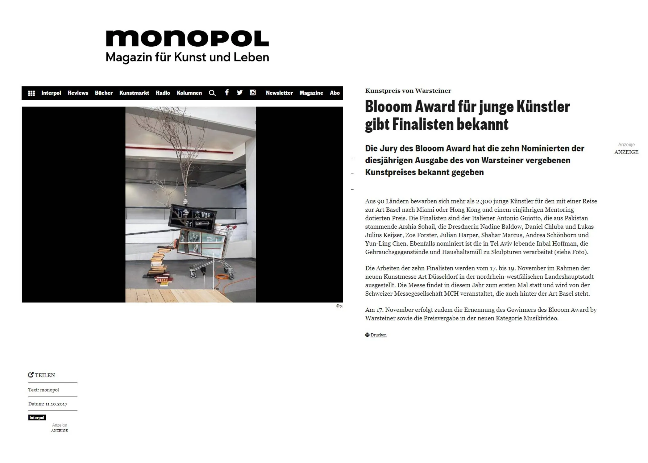 Monopol, 2017