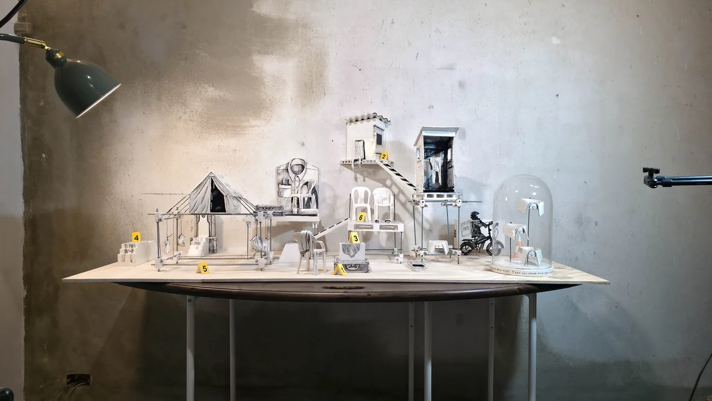 We Deserve Better — installation view, full table