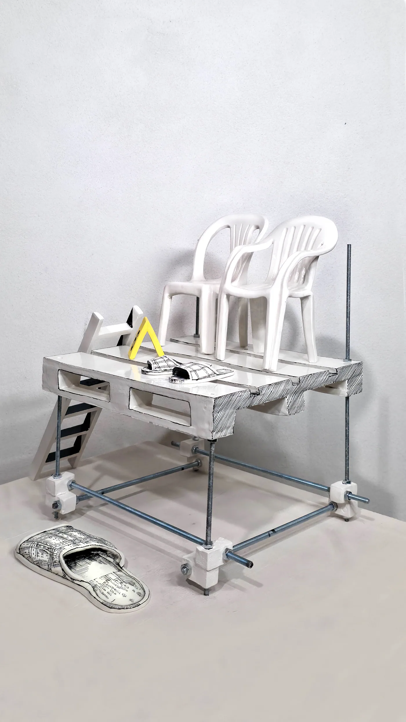 We Deserve Better — platform with chairs