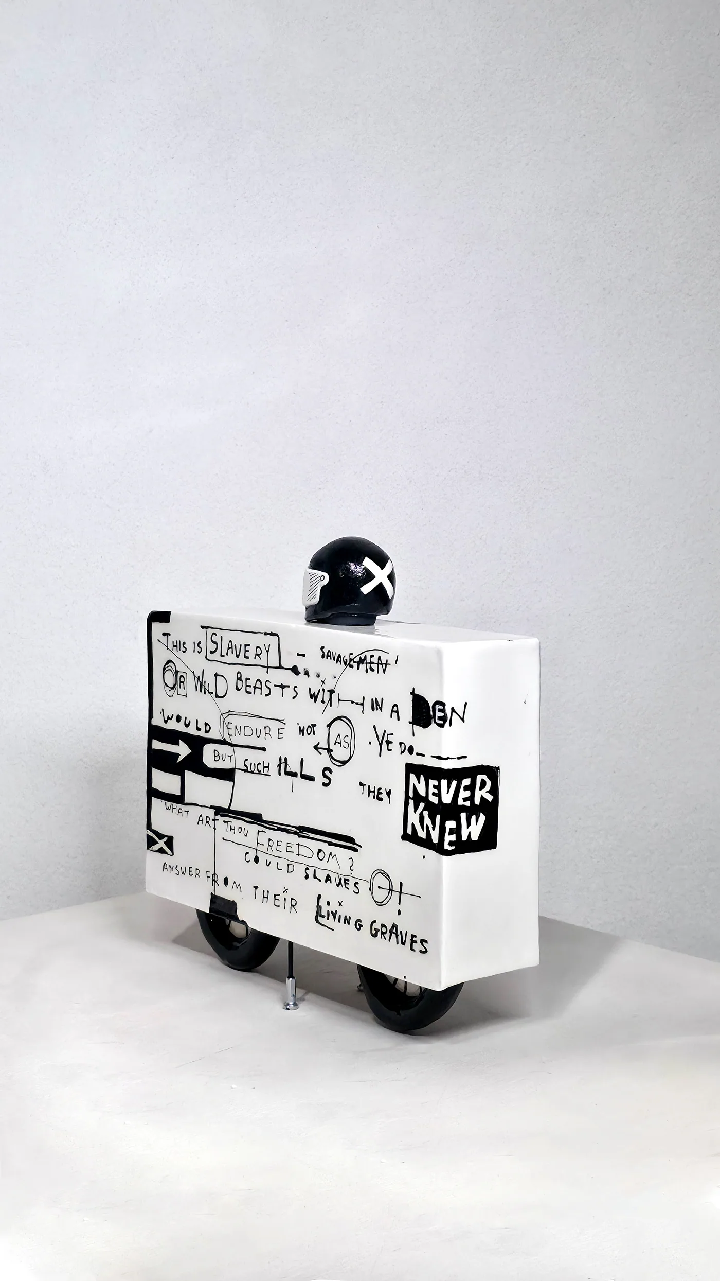 We Deserve Better — placard cart